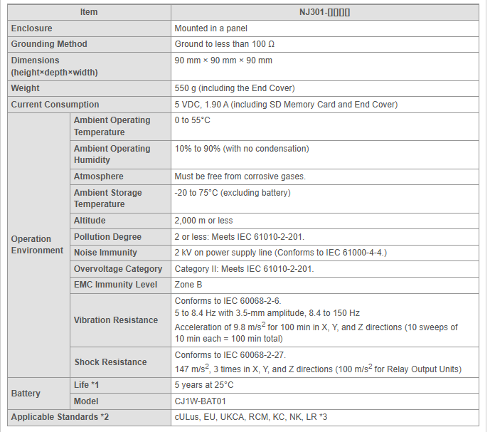 General Specification