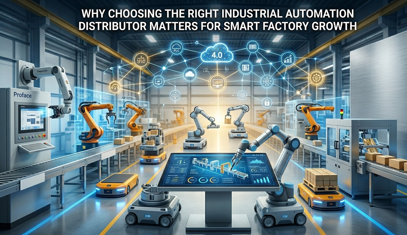 Why Choosing the Right Industrial Automation Distributor Matters for Smart Factory Growth
